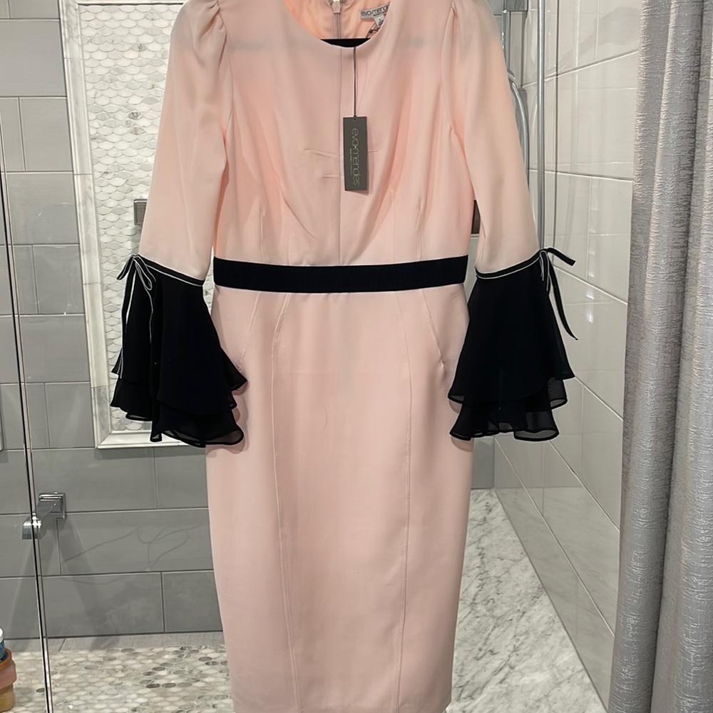 pink midi dress